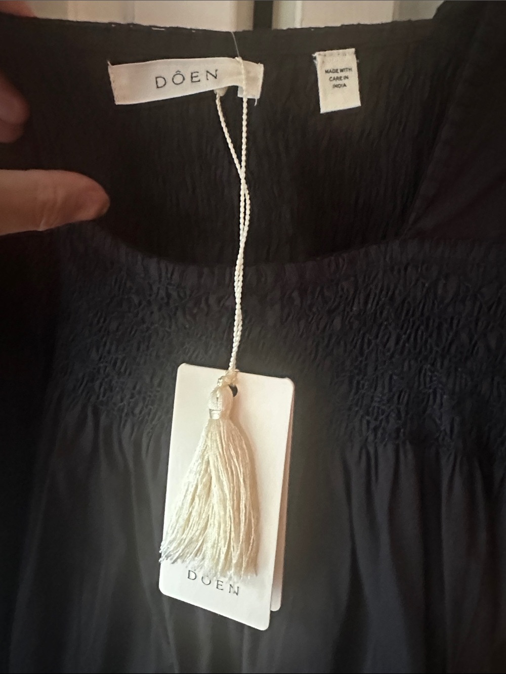 NWT Doen Erhardt dress in black. - Picture 3 of 4